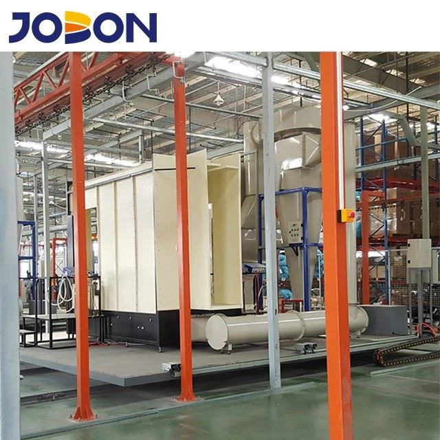 Powder Coating Booth With Cyclone Recovery System