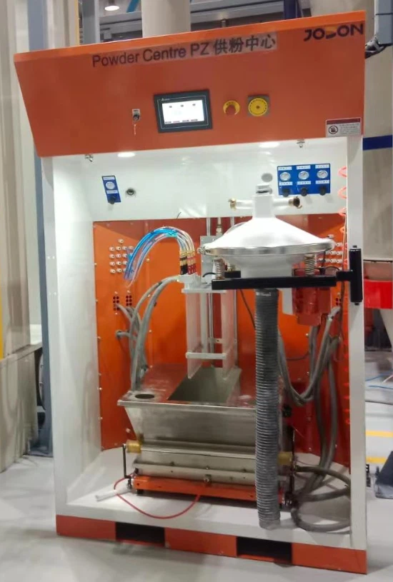 กึ่งกลางผงสำหรับสายเคลือบผงอัตโนมัติ